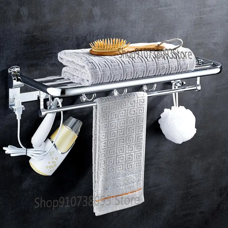 Bathroom And Hardware Pendant Set Hanging Towel Rack Storage Stainless Steel Household Toilet | Дом и сад