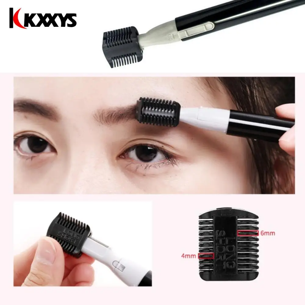 Electric Eyebrow Trimmer and Facial Hair Remover