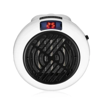 

Hot 900W Electric Heater Mini Fan Heater Office Household Heater Portable Timer Furnace Radiator Fan (EU PLUG)