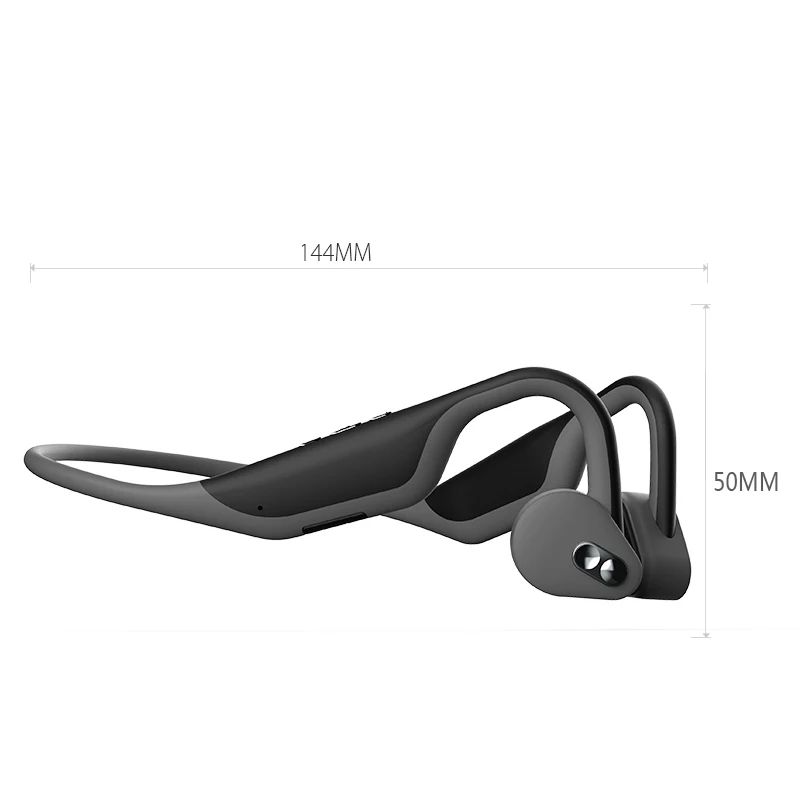 BH128 Bluetooth 5,0 костной проводимости наушники Беспроводные водонепроницаемые стерео наушники наружная Спортивная гарнитура с микрофоном
