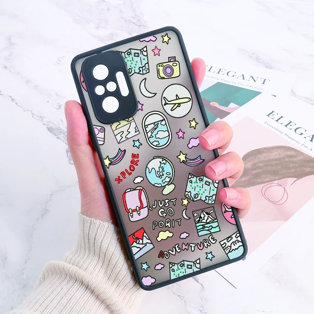 Poco X3 NFC F3 M3 Funda Xiaomi Redmi Note 9 10 Pro 8 7 9C 9T Case For Xiaomi 11T Mi 11 Lite Redmi10 Coque Shockproof Matte Cover U064