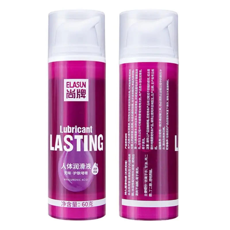 Lubricant Products 60ml Water-Soluble Hyaluronic Acid Adult Sex Toy for Women Men |