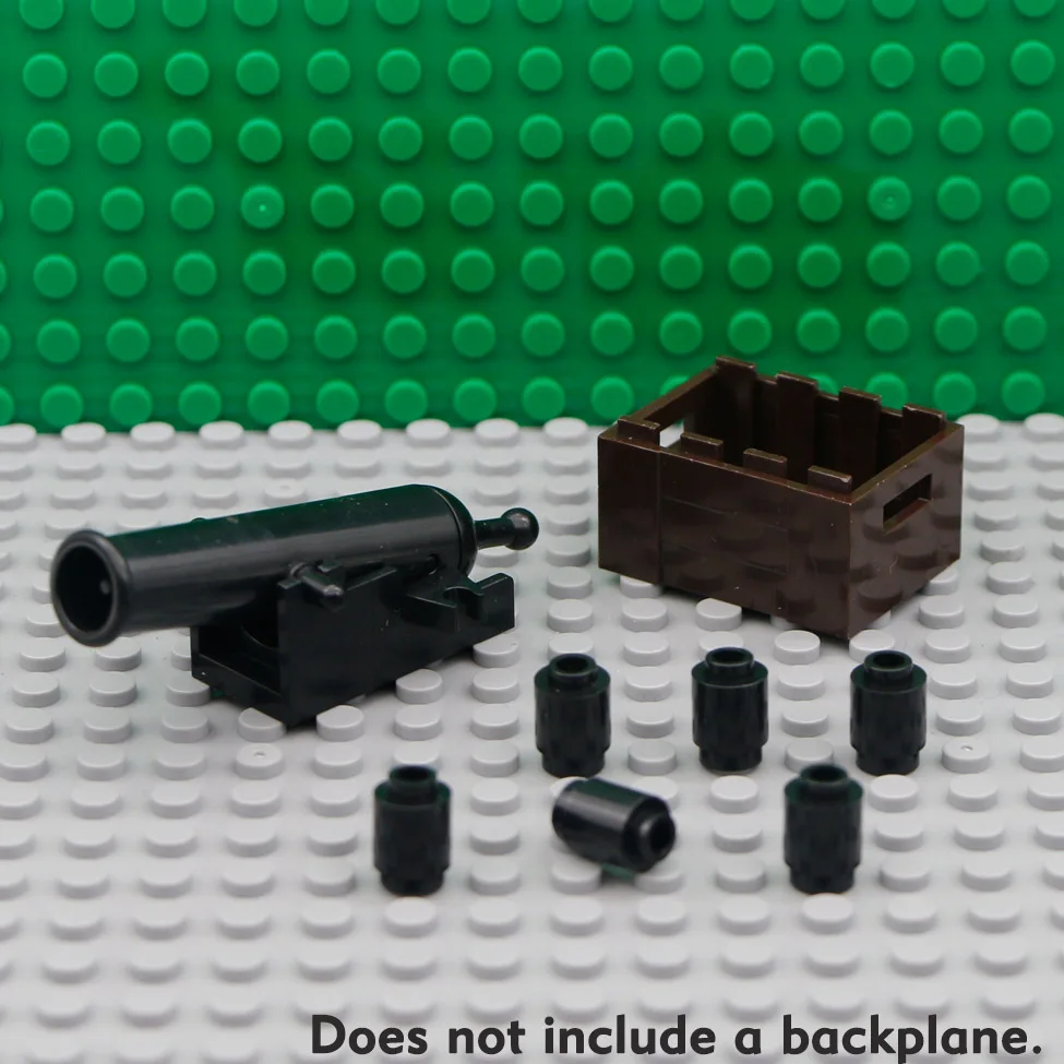 lego Pirate Boat Cannon Model Blocks Bricks