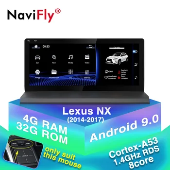 

Navifly 4+32G Android 9.0 Car dvd radio audio player for Lexus NX 200t 300h nx200T 2014 2015 2016 2017 2018 GPS WIFI BT USB NX