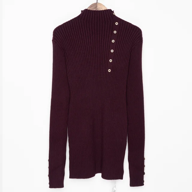 women's mock neck sweater