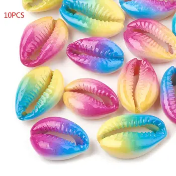 

Hot 2020 10 Pcs Shell Beads Natural Shell Bead for Jewelry Making for DIY Craft Bracelet