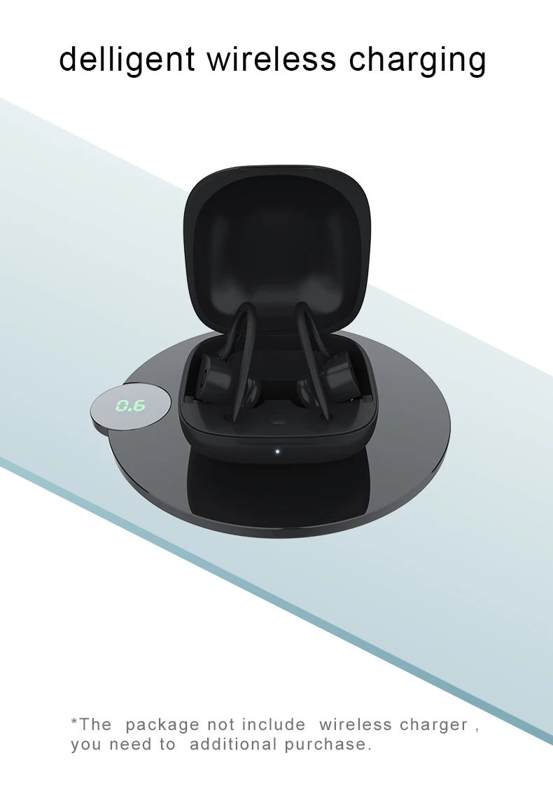 TWS Bluetooth 5,0 наушники спортивные ушные крючки водонепроницаемые наушники Беспроводная зарядка стерео гарнитура GY185