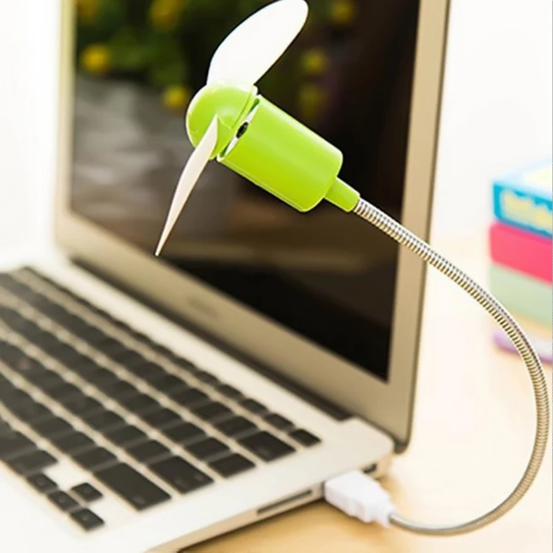 

New Mini USB Portable Flexible Goose Neck Design Cooler Cooling Fan For Computer PC Laptop Power Bank Parts Office Electronics