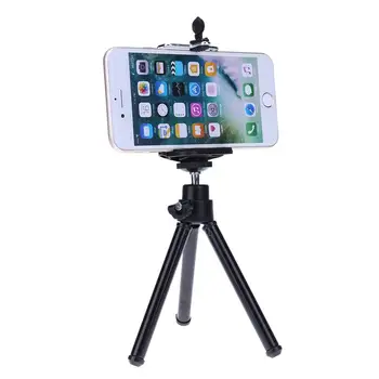 

Portable Mini Mobile Phone Stand Flexible Tripod with Cell Phone Clip for for Smartphone Camera Video Tripods
