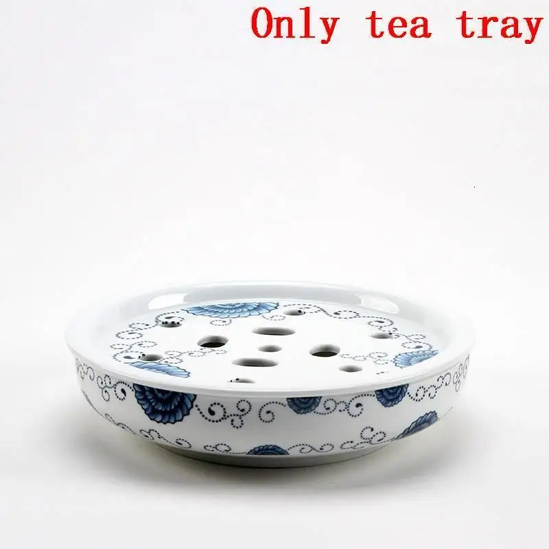 Version A Juego De China контейнер для стола, высокий набор, Sunum Tepsi Bandeja, доска Te Chino, керамический кунг-фу, Китайский Gongfu, сервировочный чайный поднос - Цвет: Version A