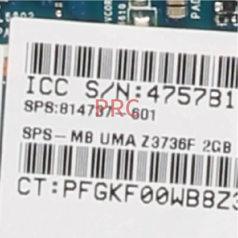para hp Pavillion x2 10-n Atom Z3736f Notebook Tablet Mainboard 6050a275540 Sr20d Portátil Placa-mãe 814737601 814737501 Placa-mãe para notebook - Imagem 3