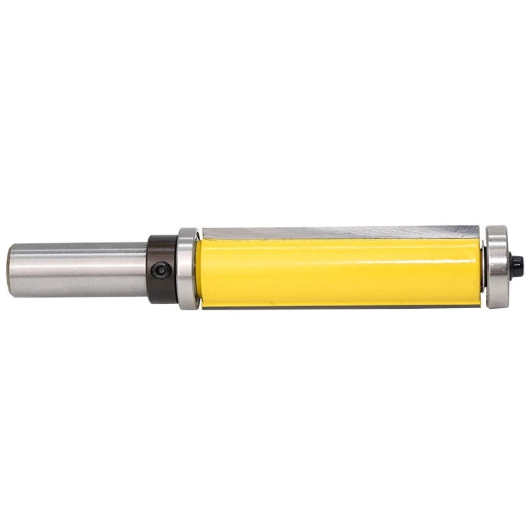 1Pc 1/2" Shank Pattern/Flush Trim Router Bit Top & Bottom Bearing For Woodworking Cutting Tool
