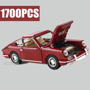 

New Classic Vintage Supercar Racers Scale Sports Car Fit MOC-26888 Technic Vehicles Model Building Blocks Bricks Toys Gift Kid