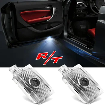 

2-4 pcs LED Car Door Light R/T RT Badge Ghost Projector Welcome Courtesy Lamp 12V For Dodge Magnum Charger Avenger Accessories