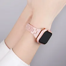 

Newest Strap for Apple Watch Band Series SE 7 6 5 432 women for Iwatch bracelet 38 40mm 41mm 42mm 44 45mm Watchband accessories