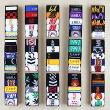 

Men's Tide Socks Skateboard Stockings Male Hip Hop Sports Socks Korean Style Street Personality Couple Cotton Socks