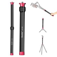 

Manbily Gimbal Extension Pole Aluminium Tripod Centre Column Extension Rod 1/4" Thread 2 Section Tube for DJI OSMO Mobile