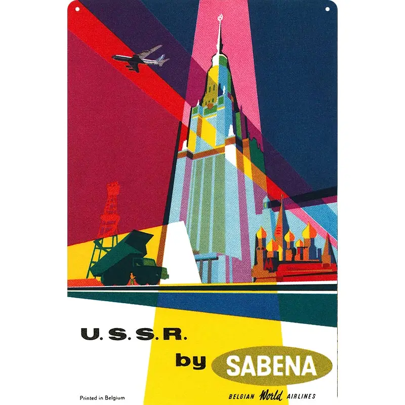 Ретро-плакат, металлические знаки, авиационный самолет, простой винтажный настенный плакат для кафе, снэк-бар, Бурж, пиццы, пабы, клубов, украшение дома - Цвет: 144-69