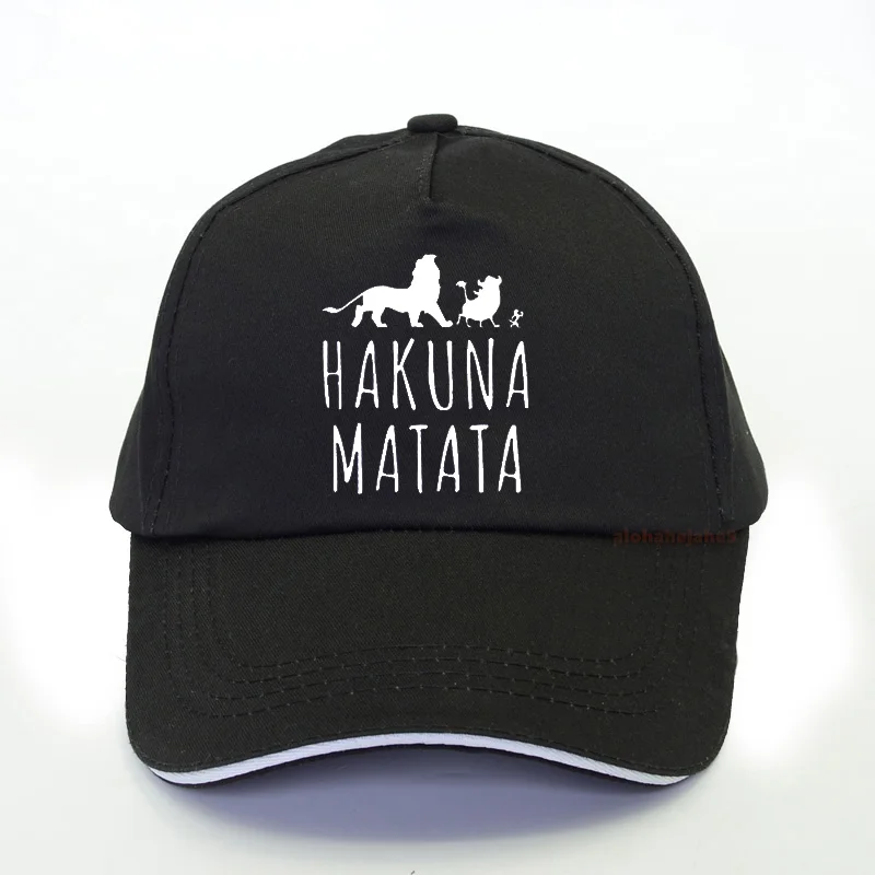 Бейсболка HAKUNA MATATA с изображением короля Лев забавная мужская Кепка-тракер Hakuna