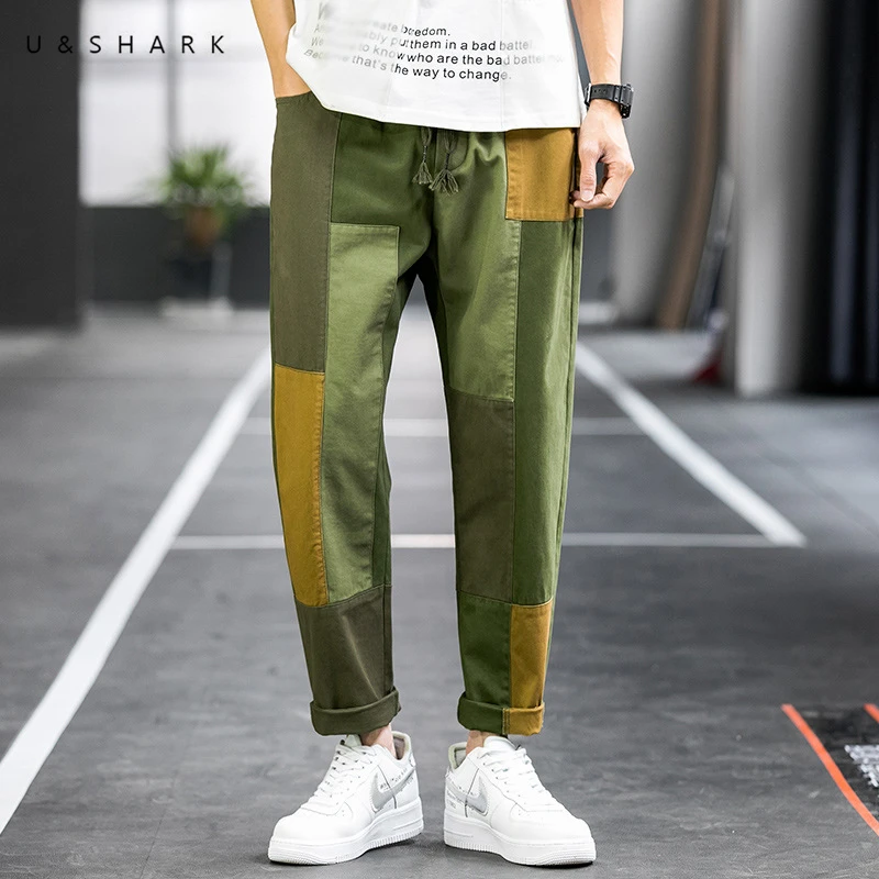 Green patch pants Clearance