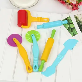 

6pcs Plastic Smart Art Clay and Dough Playing Tools Kit for Kids Children