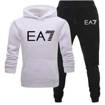 

Men/women Sportswear Sets Autumn Winter Brand Hooded Thick Casual Harajuku Tracksuit Men 2 Piece Hoodies + Pants Men Clothing