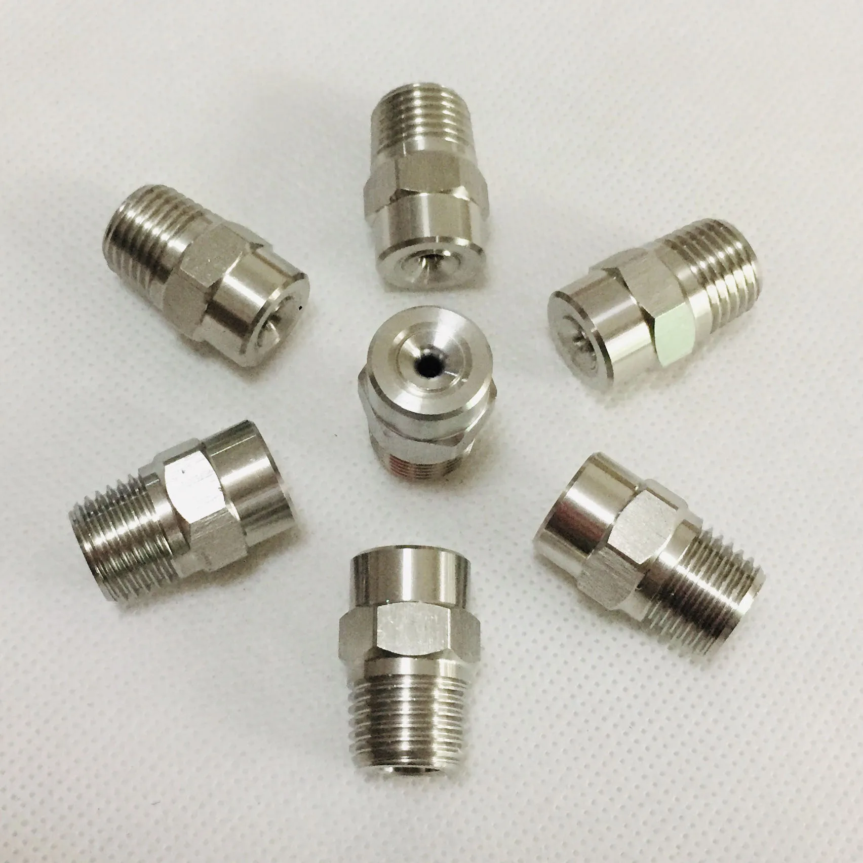 Spray Nozzle Garden Spray Nozzle 1/8" 1/4" 3/8" 1/2" 3/4" 1" BSPT 304 stainless steel wide angle water jet nozzle full cone spray nozzle