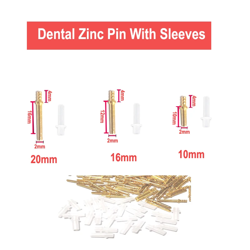 1000 Sets Dental Lab Pin Zinc Alloy Nail Dowel On Model Work 3 Length 10mm 16mm 20mm | Красота и здоровье