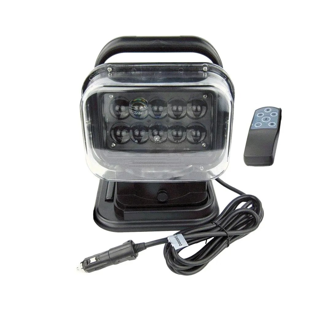 

Led Remote control Searchlight 50W Led Wiring Harness Control Lamps For Truck SUV Boat Marine Portable Spotlights Clearance
