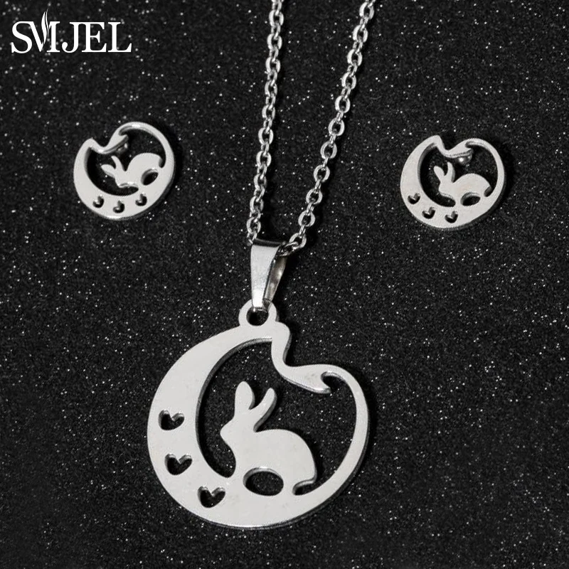 Sterling Silver Horse Necklace Lovely Animal Moon CZ Pendant Chain Fashion Jewelry for Women Teen Girl Friend Birthday Gift 
