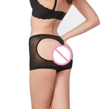 Женские трусики для подтягивания ягодиц, контроль живота, бесшовное нижнее белье для коррекции фигуры, Прозрачное нижнее белье
