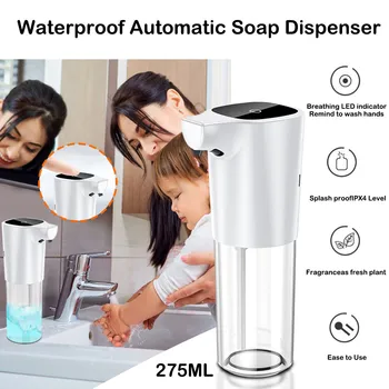 

275ML automatic foam washing mobile phone intelligent sensor soap dispenser sterilizing hand soap dispenser soap dispenser
