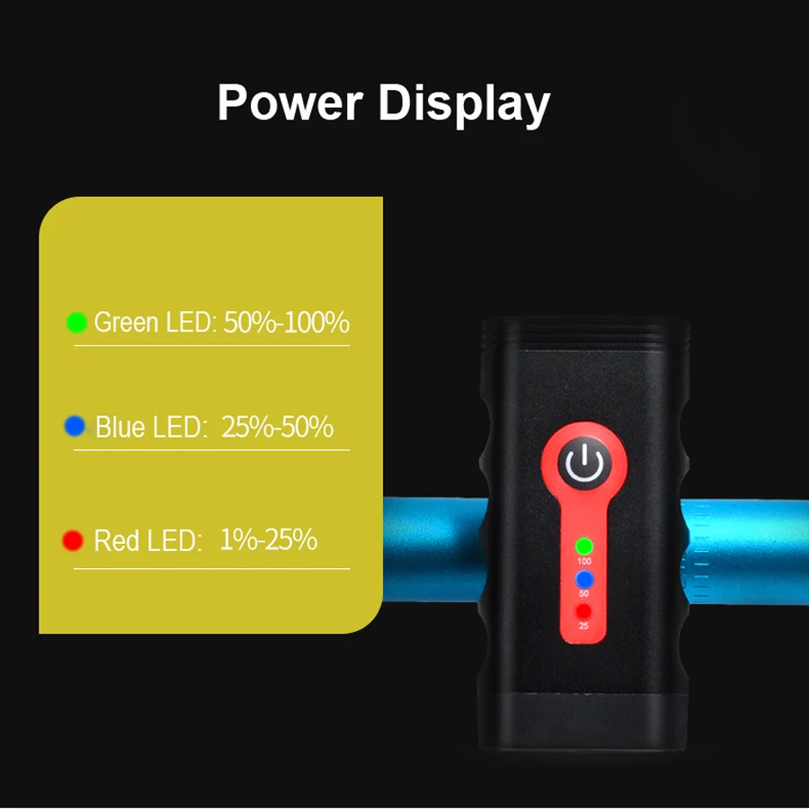 Discount 2400Lumen Bike Light Set L2 Bicycle Lantern USB Chargeable Shockproof Waterproof Cycling Lamp MTB Headlight LED Rear Front Light 3