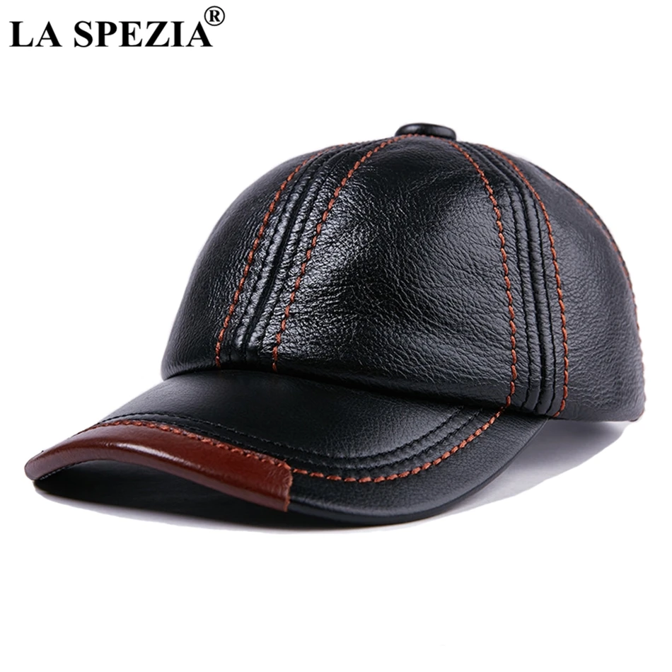 Leather hat snapback