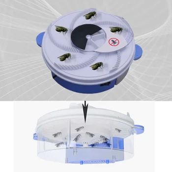 

Electric Auto Flies Trap Indoor Fly Killer Eco-friendly Physical Mosquito Control Radiation Auto Flight Killer Fly Catcher