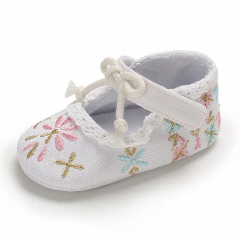 Обувь Mary Jane с вышивкой для малышей, для маленькой принцессы