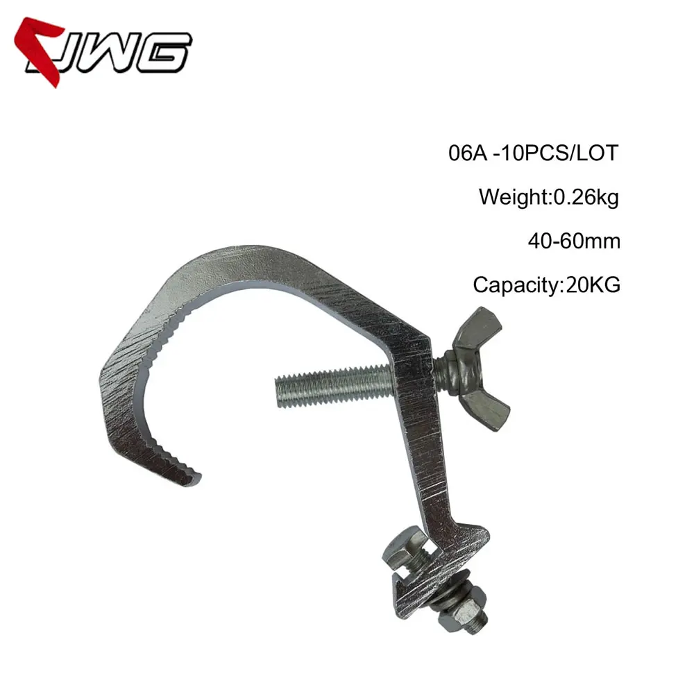 10pcs/lot Aluminium Material 4060mm Dj Stage Light 20kg Hook Clamp