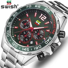 Aliexpress - SWISH New Men Watches Top Brand Luxury Stainless Steel Quartz Watch Man Waterproof Sport Chronograph Gift Relogio Masculino