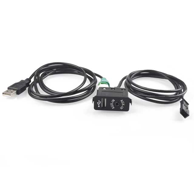 Commutateur USB mx + adaptateur de câble pour BMW, E39, E46, E53, X5, 16:9,  lecteur CD N183, changeur CD à 3 broches - AliExpress