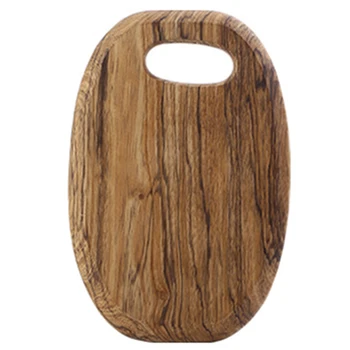 

Whole Wood Home Kitchen Cutting Board Solid Wood Fruit Chopping Board Bread Steak Cutting Trays-S