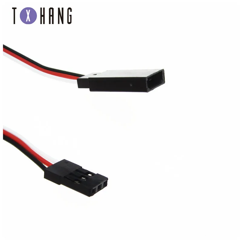 

10pcs/lot 150mm 22AWG JR male to male RC servo extension lead cord plug servo extend cable for RC helicopter quadcopter