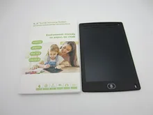 Novo preto 8.5 polegada lcd escrita tablet placa de almofada para boogie placa jot estilo e-writer placas stylus desenho casa mensagem