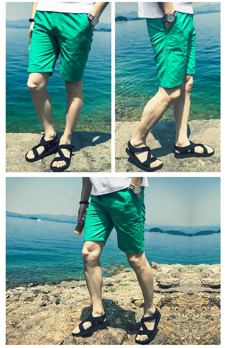Men's new multi-color men's shorts for summer are fashionable, cool, simple, loose and casual