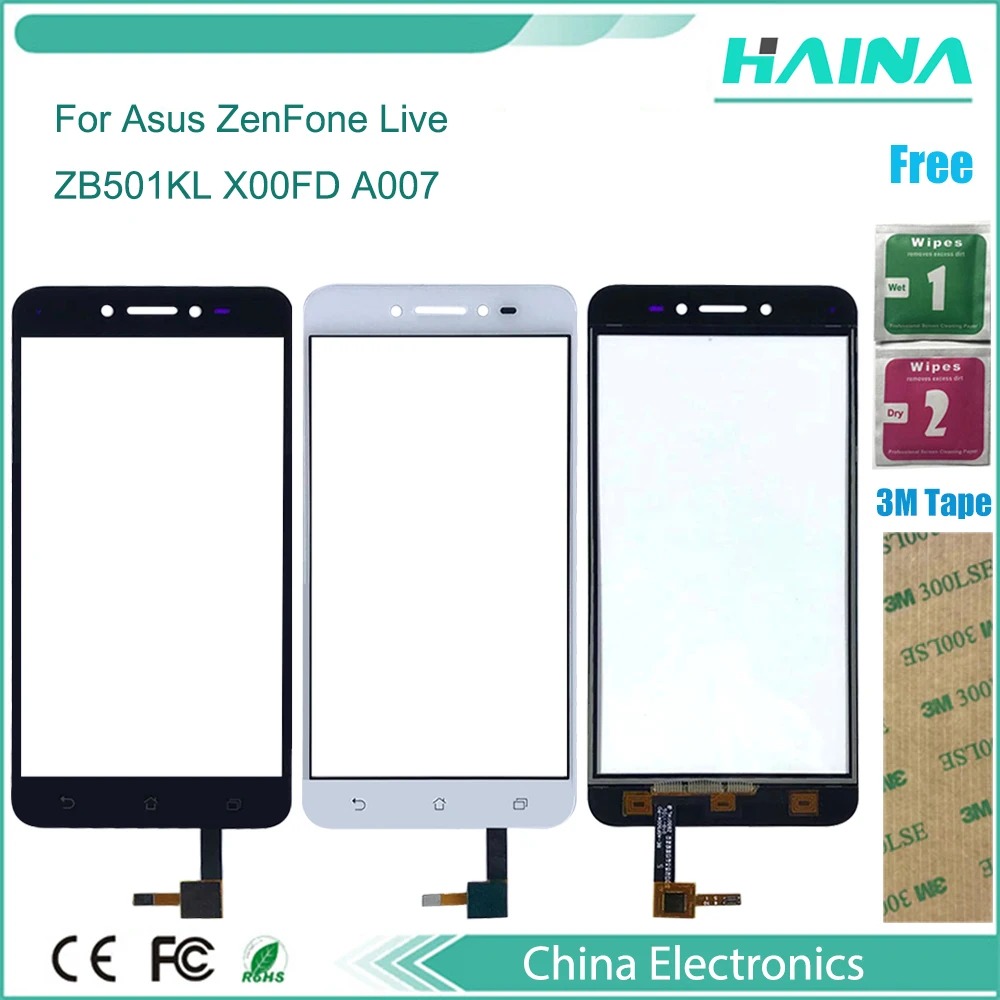 Сенсорная панель для мобильного телефона переднее стекло Asus ZenFone Live ZB501KL X00FD A007