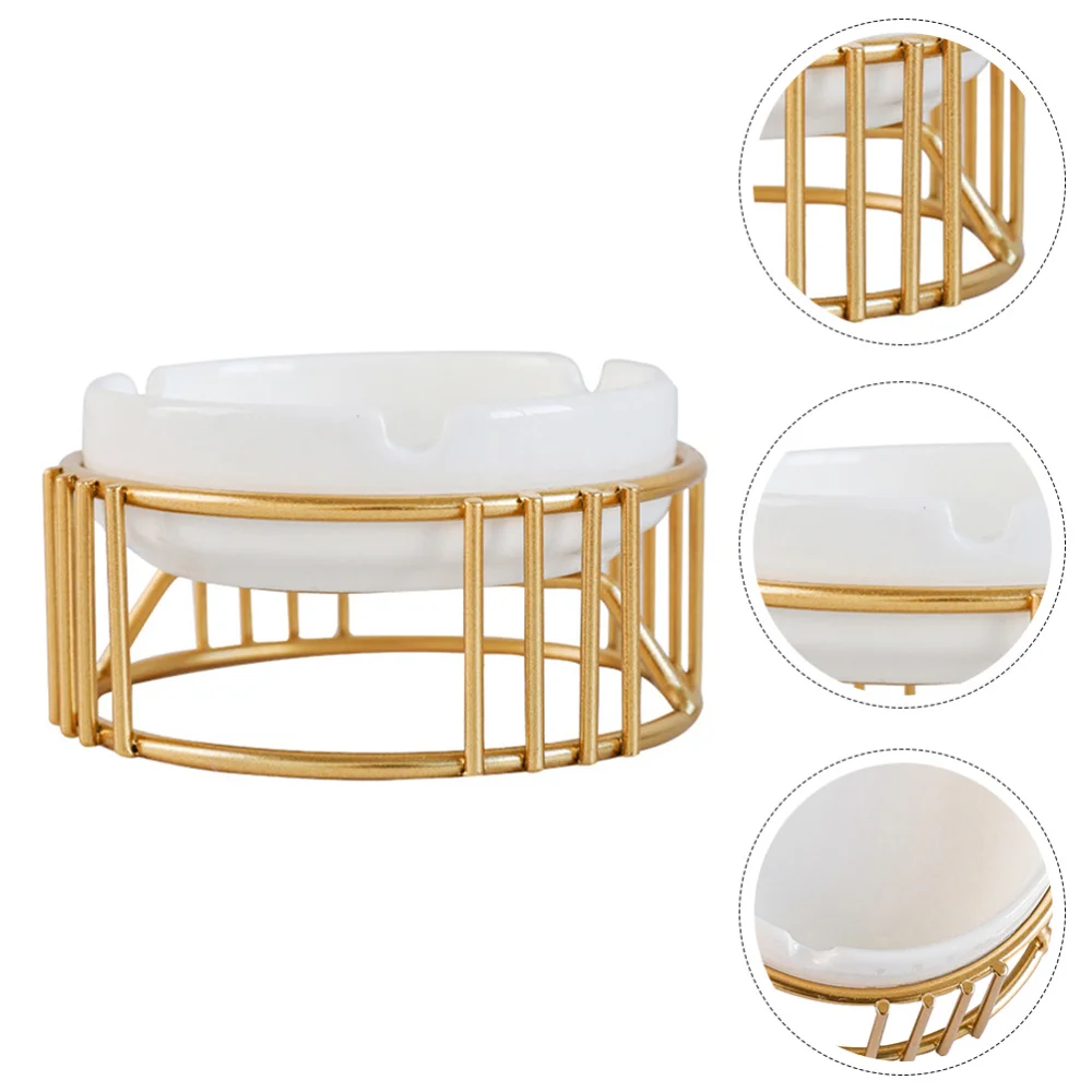 

1PC Geometric Figure Ashtray Household Ashtray Decor Delicate Ashtray Adornment for Hotel Dorm Home