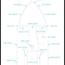 2010- Malibu 21 VLX коврик для кокпита лодка EVA Тиковый настил 1/" 6 мм