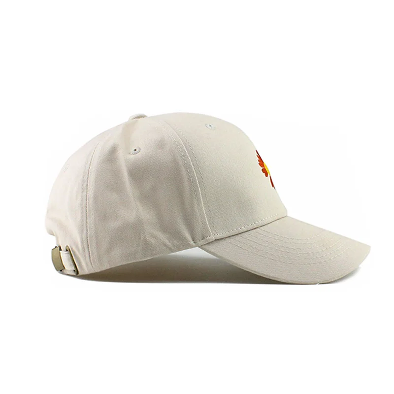 new cotton baseball cap chrysanthemum pattern caps men women Rose embroidery cap outdoor adjustable sports hat EXO GD pmo cap