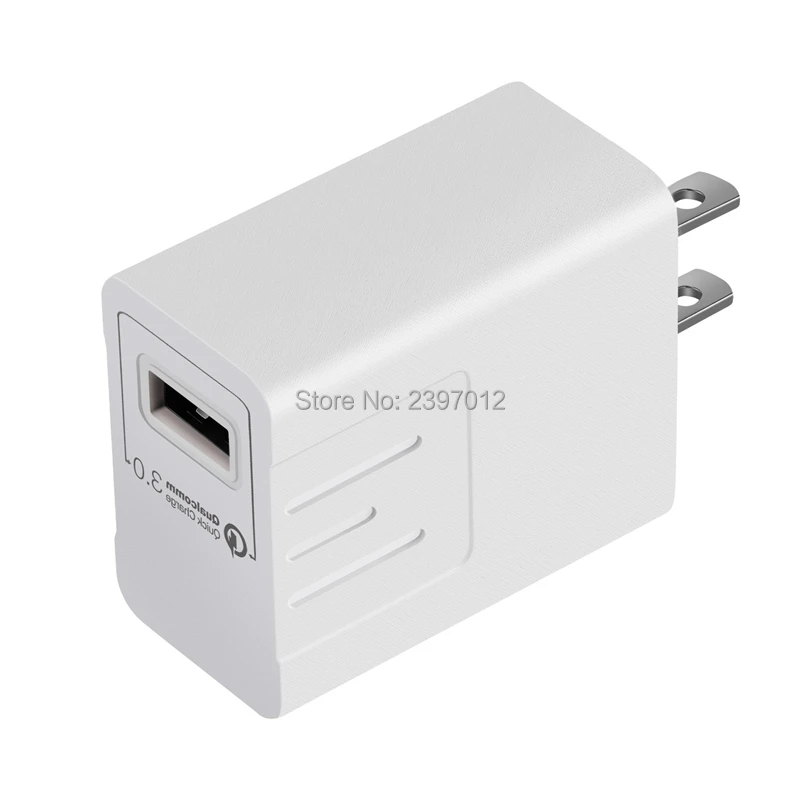 50 шт./лот EU US plug QC3.0 USB зарядное устройство Быстрая зарядка быстрое зарядное устройство USB настенный адаптер для зарядки для мобильного телефона