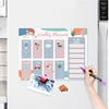 Magnetic Weekly Monthly Planner Calendar Magnet Dry Erase Markers Whiteboard for Notes Message Drawing Fridge Sticker A3 Size ► Photo 2/6