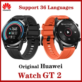 

Original Huawei Watch GT2 Smart Watch Bluetooth5.1 Blood Oxygen GPS 14Days Waterproof Phone Call Heart Rate For Android iOS